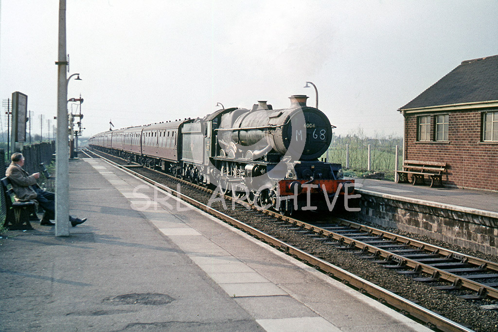6004 'King George III' through Pilning station with an express for the south 24th April 1962 SRL No 570 