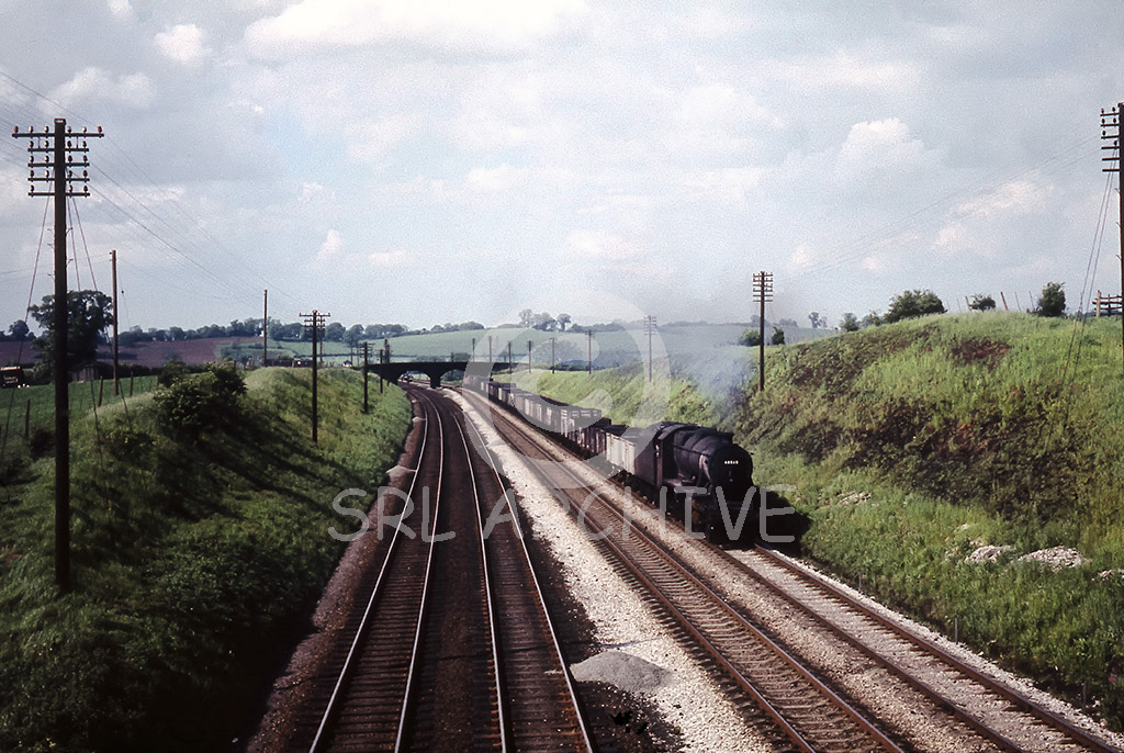 48060 with a coal train at Ratcliife upon Soar 14th May 1960 SRL No 907