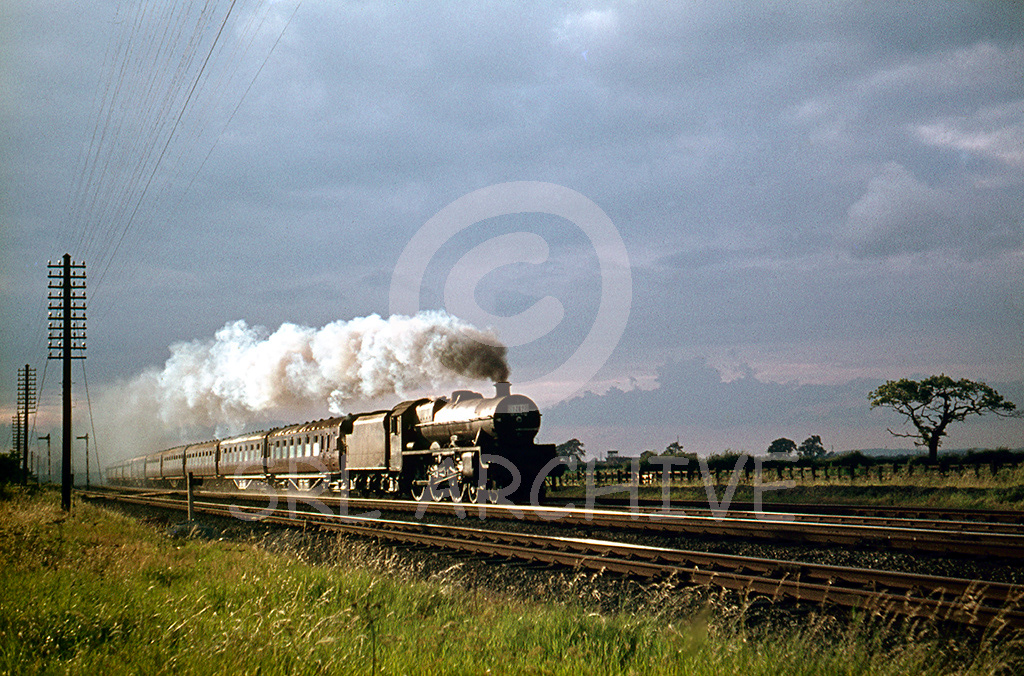 45742 Connaught near Sandycroft, Chester in 1963 catching some lovely evening light John Feild SRL No 246