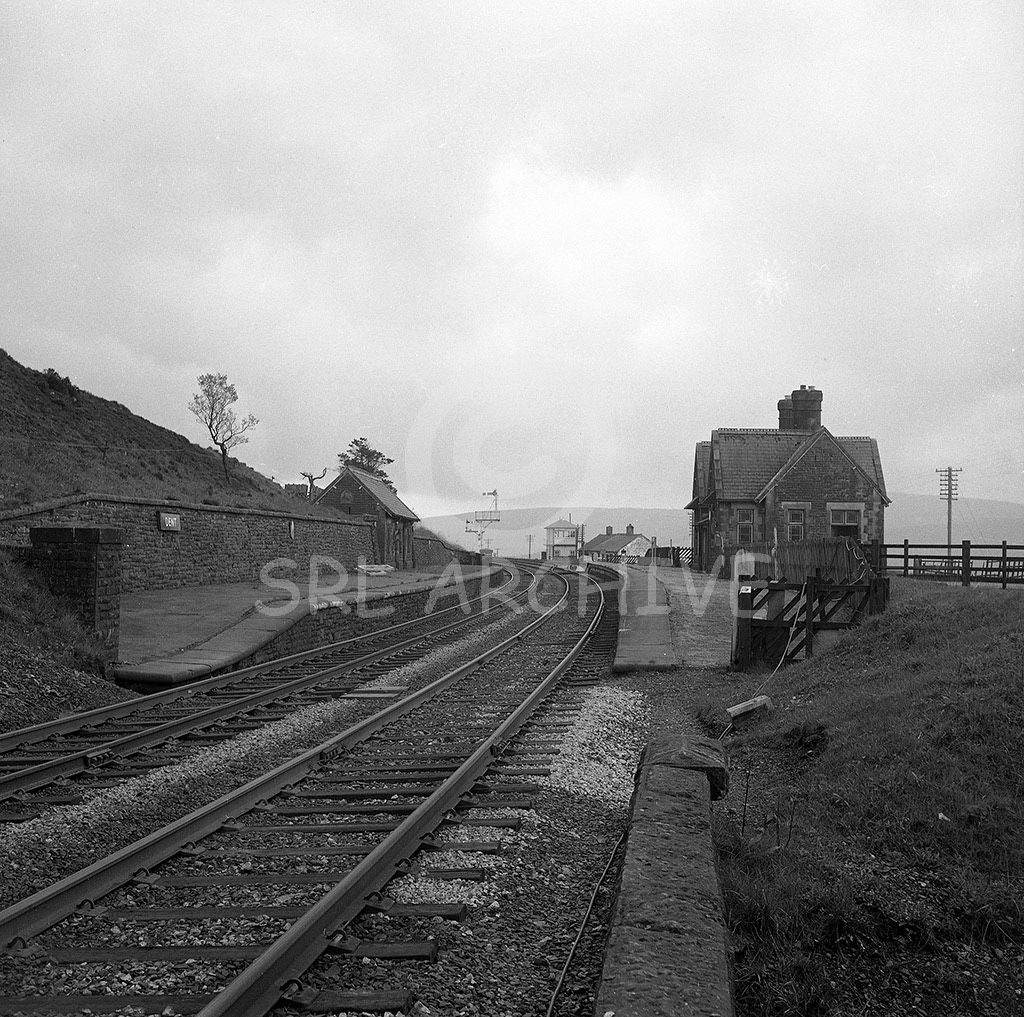 Dent station on the Settle & Carlisle Railway the highes main line station in England at 1,150 ft above sea level SRL No 707 