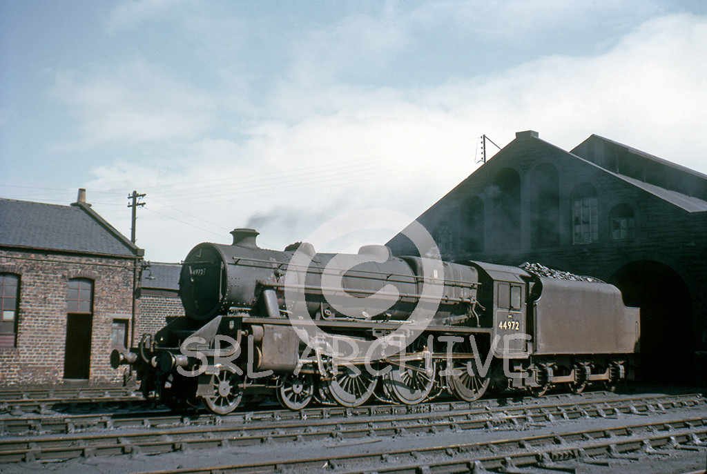 44972 on shed at Hurlford 18th April 1965 SRL No 537 