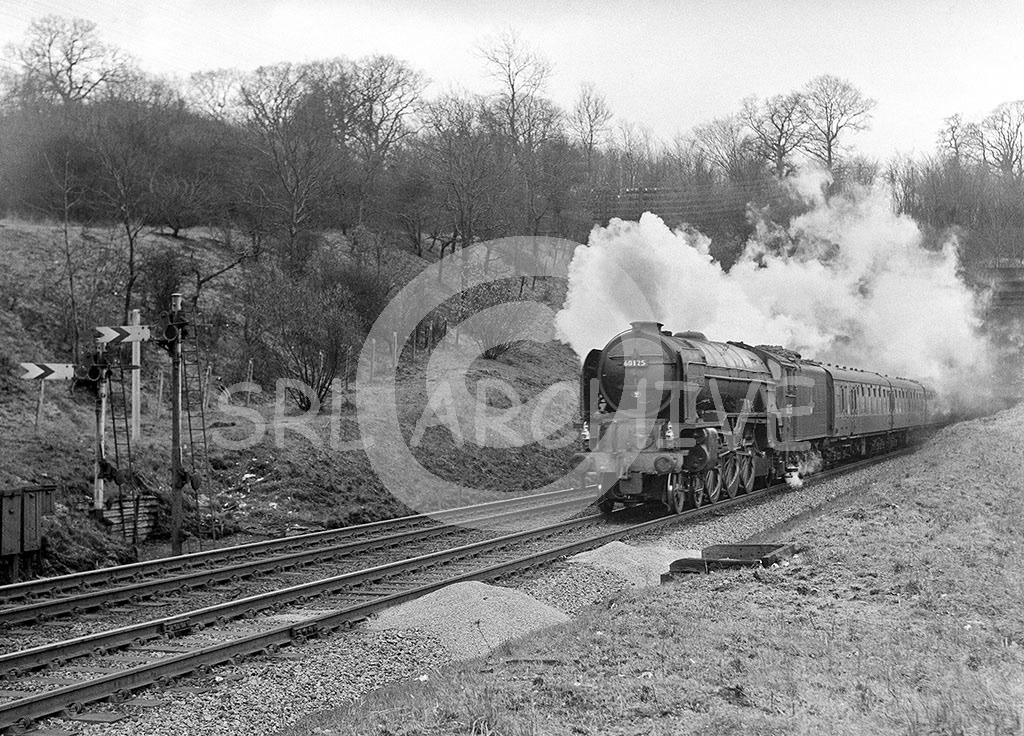 60125 'Scottish Union' at Welwyn North Tunnel 7th April 1962 John.D.Batten/SRL No 438 