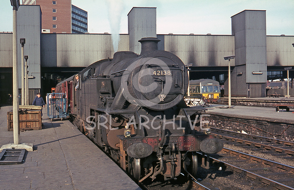 42138 2-6-4T at Leeds City station 30th May 1966 SRL No 816