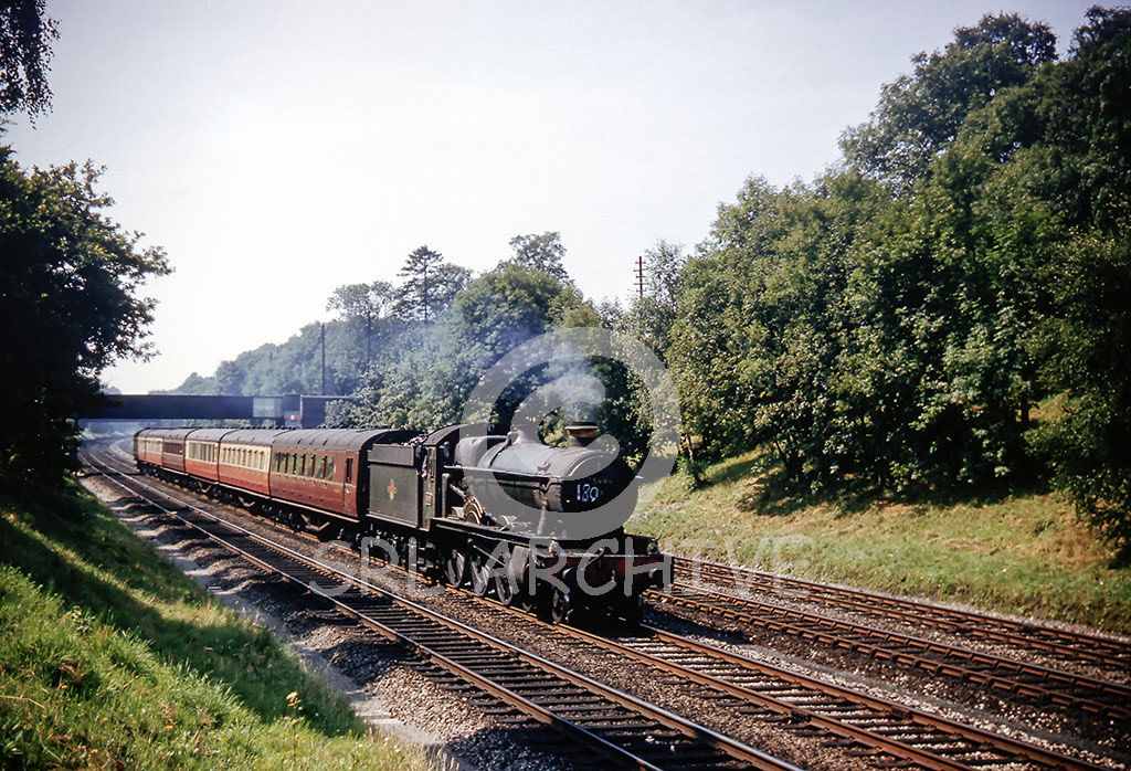5999 'Wollaton Hall' at Sonning Cutting near Reading with reporting code of 180 (in WTT Summer 1958 was The Cheltenham Spa Express) Ken.W.Wightman/SRL No 1008 