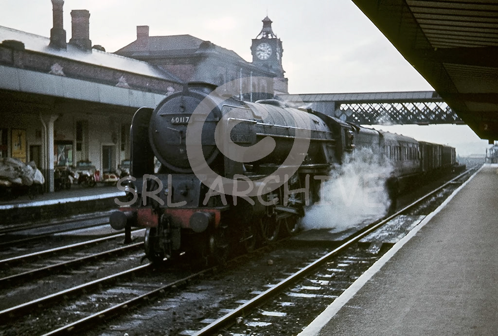 60117 'Bois Roussel' at Wakefield on a pick up freight pre June 1965 SRL No 84 