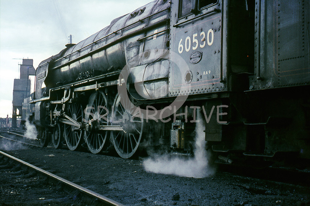 60530 'Sayajirao' at Dundee Tay Bridge in 1965 Brian Noakes/SRL No 163 