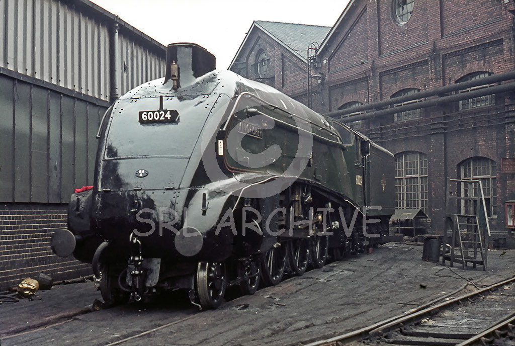 60024 'Kingfisher' outside Darlington Works after a Heavy Intermediate 20th April-5th September 1964 SRL No 1015 
