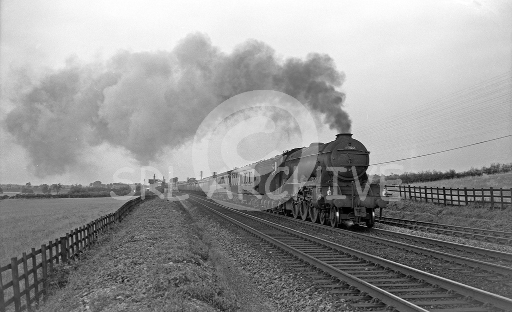 60102 'Sir Frederick Banbury' at Gamston near Retford in 1960 SRL No 428 