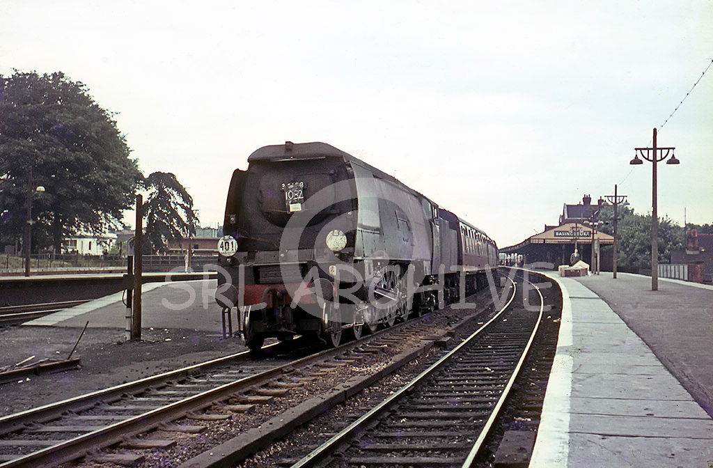 34108 'Wincanton' at Basingstoke on the down fast line inter-regional express no date Brian Noakes/SRL No 399 