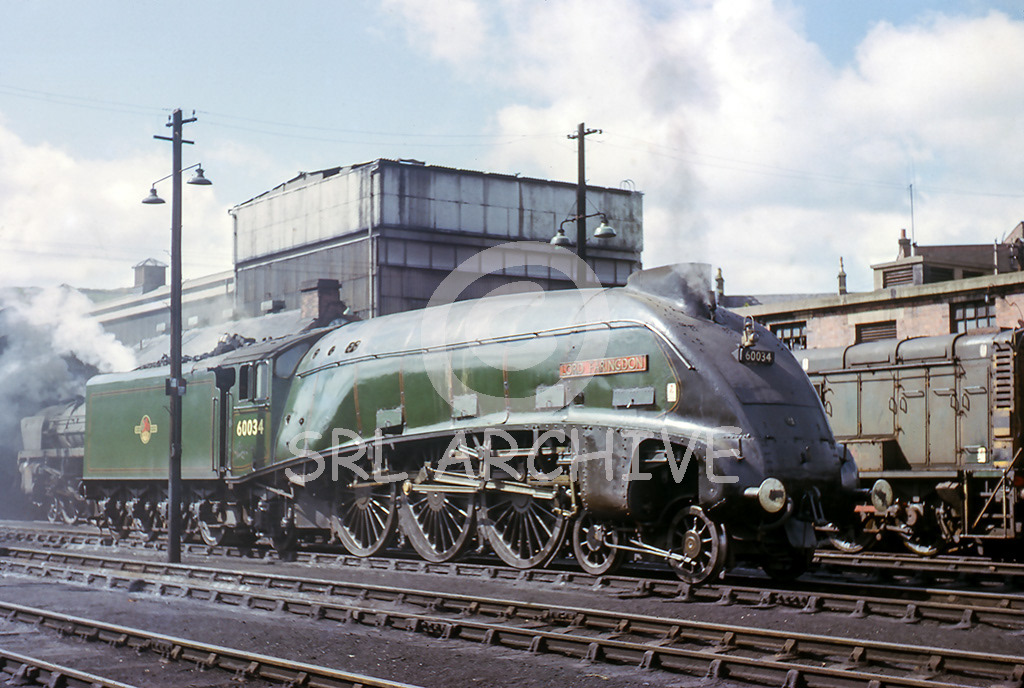 60034 ' Lord Faringdon ' at Perth in June 1966 SRL No 1067 