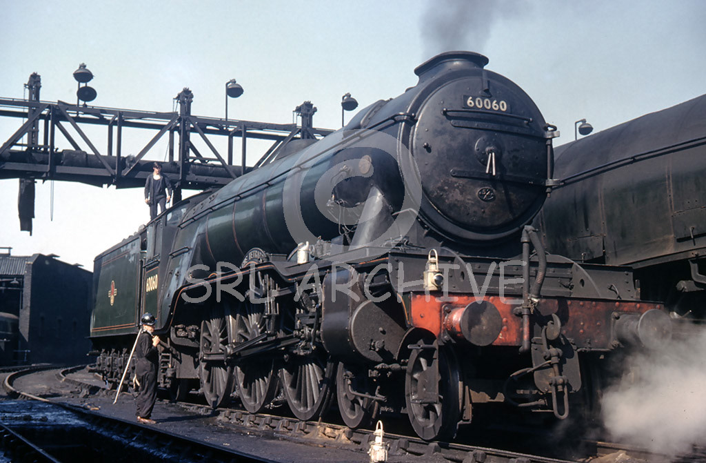 60060 'The Tetrarch' on shed at Top Shed 16th September 1961 Ken.W.Wightman/SRL No 1007