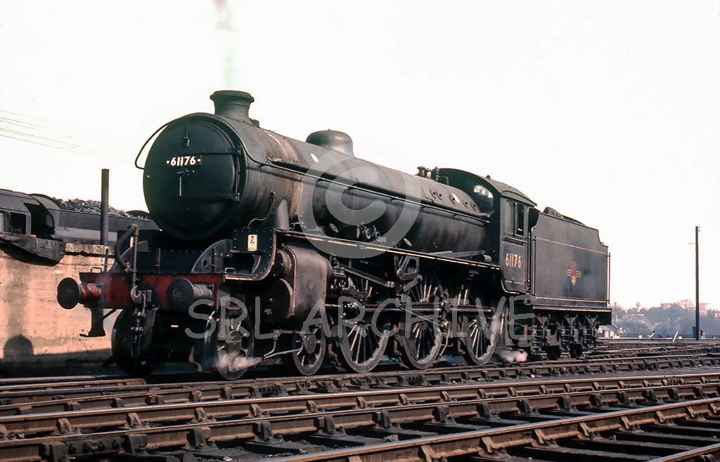61176 in the yard at York 50A in April 1965 not long before withdrawal on the 7th November SRL No 1141