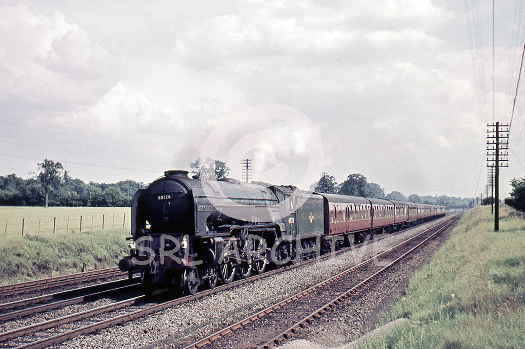 60128 'Bongrace' near Hatfield with the 3.40pm London Kings Cross-Leeds 2nd August 1960 Alan Chandler MBE/SRL No 46 