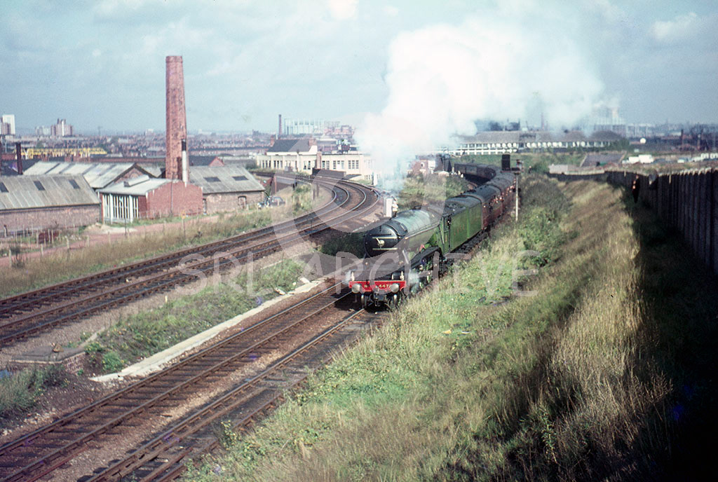 4472 'Flying Scotsman' with the FSE rail tour at St Andrews Junction 29th September 1968 Brian Noakes/SRL No 118
