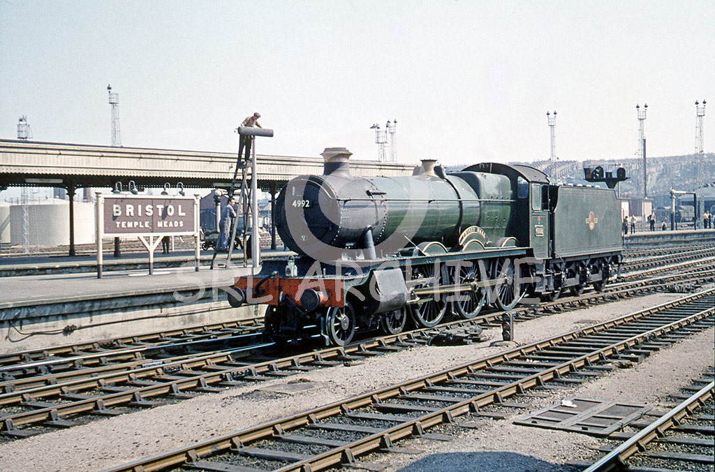 4992 'Crosby Hall' at Bristol Temple Meads 24th April 1962 SRL No 575 