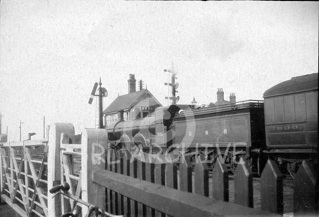 Ivatt C1 Class 4-4-2 No 990 at Firsby in Lincolnshire around 1910 SRL No 457 