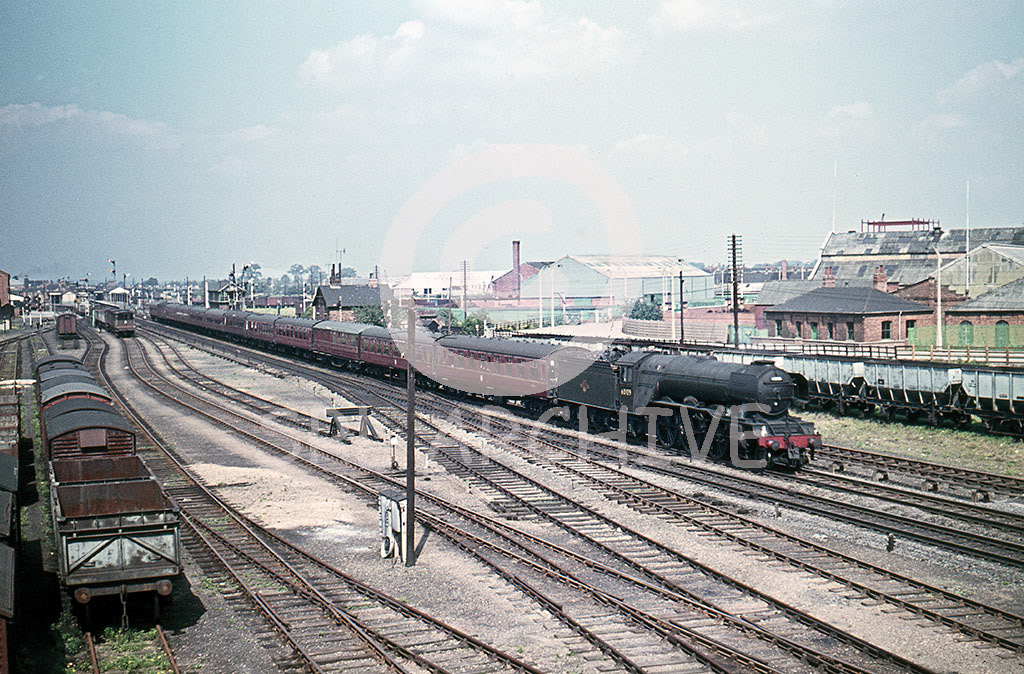 60109 'Hermit' departs from Newark Northgate station with an up express in June 1962 Mike Sheridan/SRL No 323 
