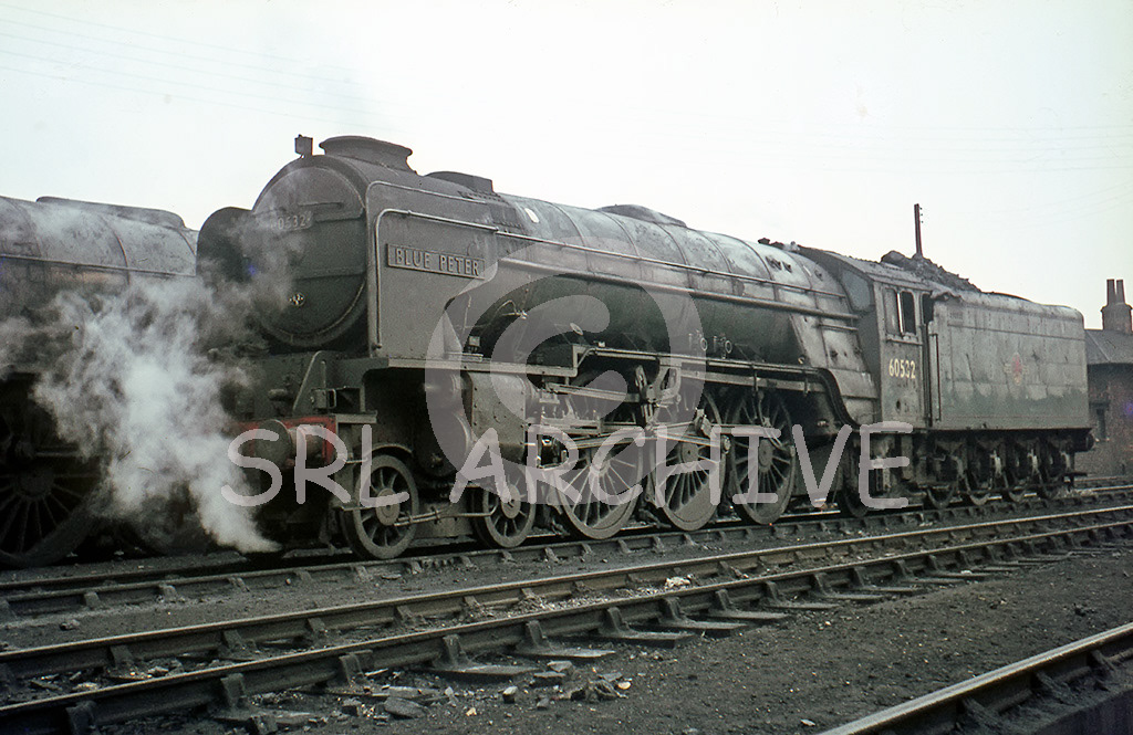 60532 'Blue peter' in the yard at Dundee Tay Bridge in 1965 Brian Noakes/SRL No 402 