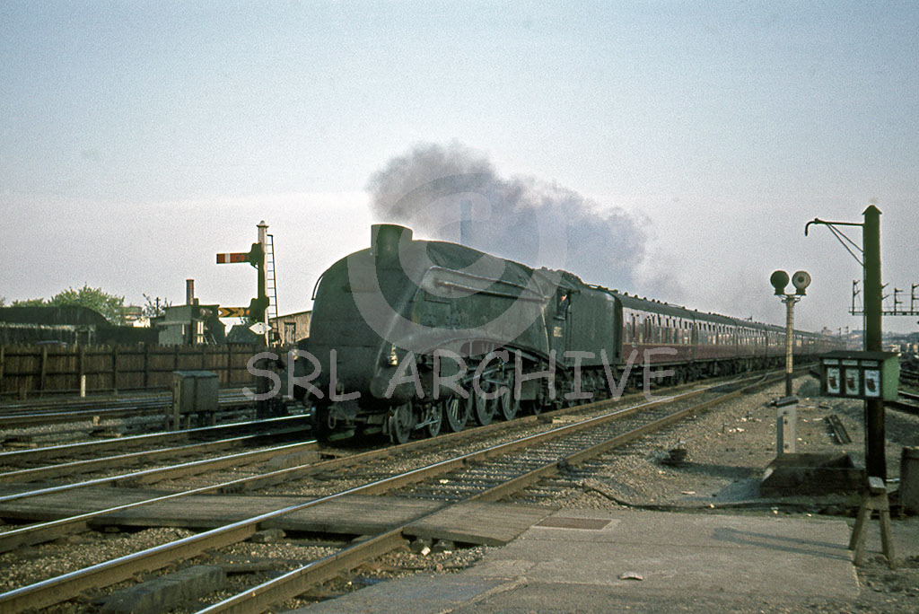 60026 'Miles Beevor' at Wood Green with the 6.12pm London Kings Cross-Leeds 17th May 1963 Alan Chandler MBE/SRL No 41 