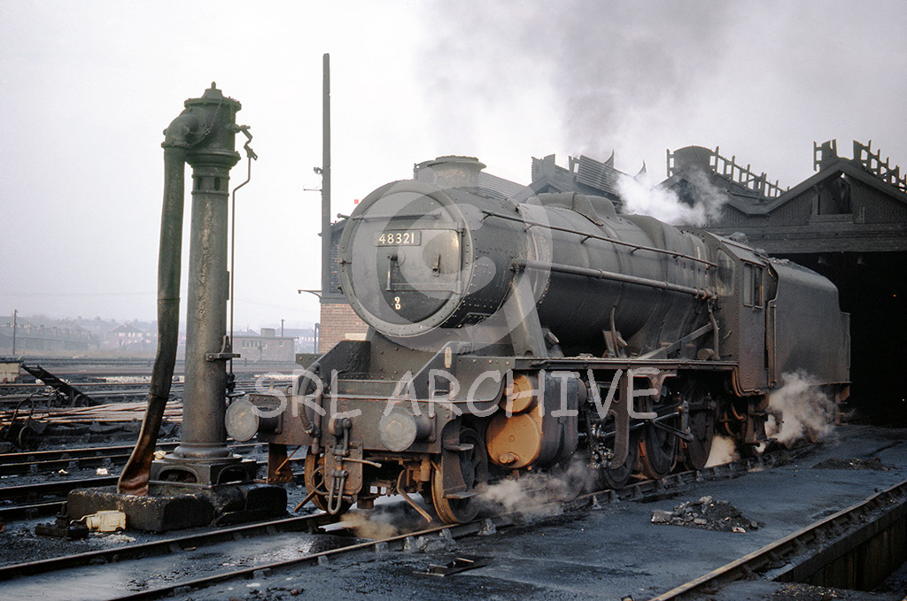48321 on shed at Newton Heath in November 1967. SRL No 723 