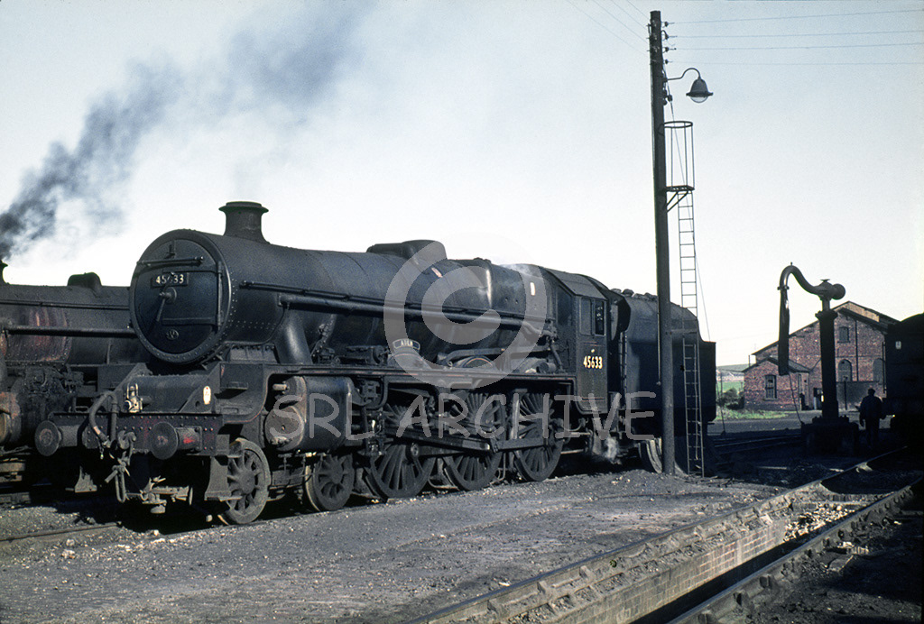 45633 Aden on shed at 41D Canklow, Rotherham in 1963 Barry Collins SRL No 932 
