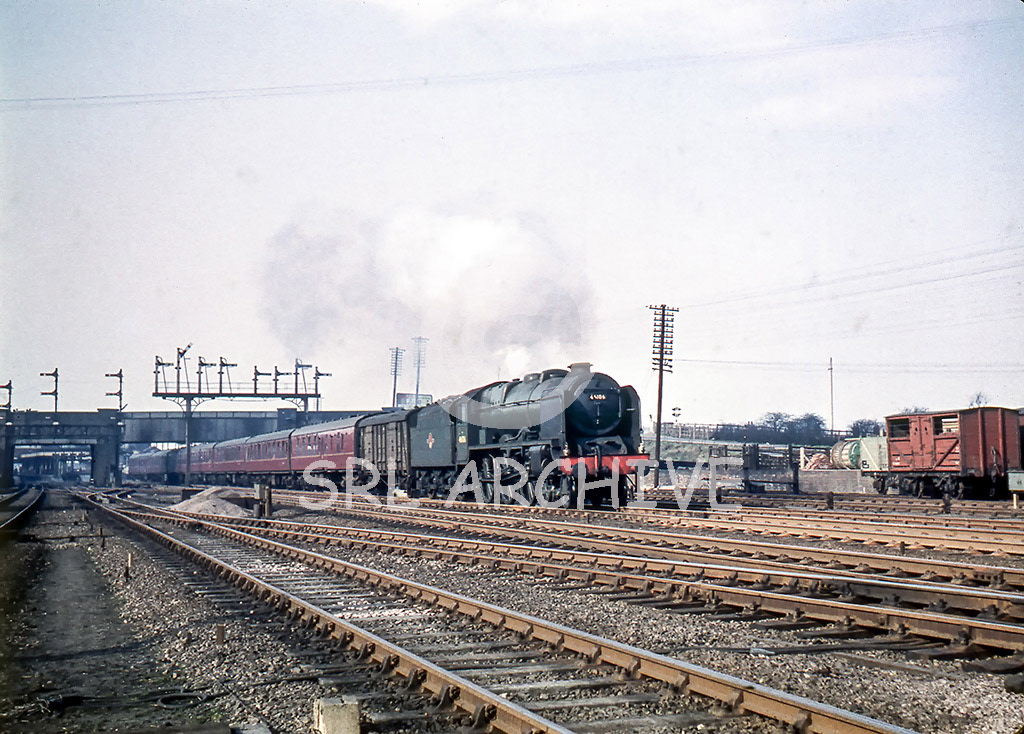 46106 'Gordon Highlander' departing from Nuneaton Trent Valley station with the Manchester-Euston express 1st March 1959 Alan Chandler MBE/SRL No 1132 