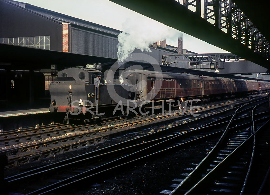3F Class No 47389 on station pilot duties at Chester General station. 47389 was a long servant at Chester General beling allocated there from 1948 until withdrawn in July 1966 SRL No 1093 