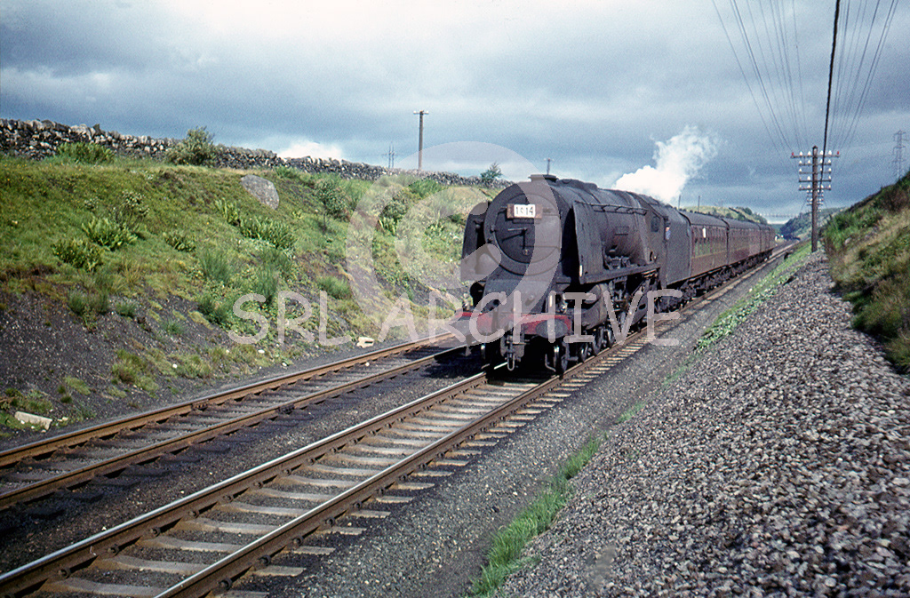 46248 City of Leeds at Shap Wells on the 08.20 Carlisle-Birmingham 1st August 1964 Alan Chandler MBE SRL No 497 