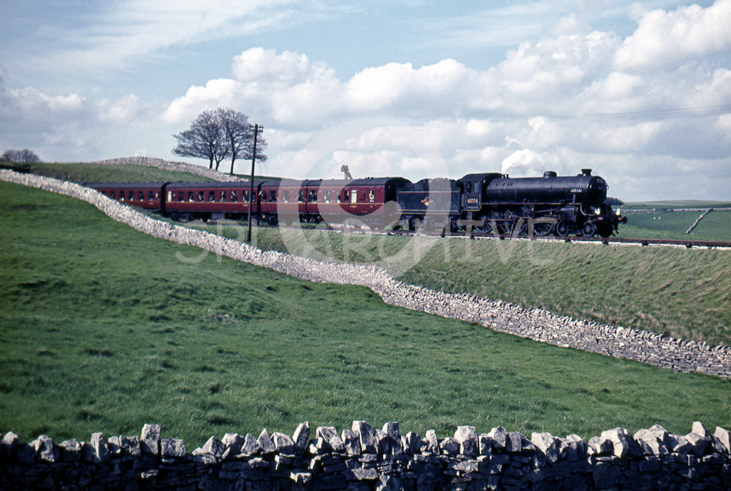61004 'Oryx' approaching Alsop-en-le-Dale station with the joint LCGB/RCTS The north Midlands rail tour 11th May 1963 Alan Chandler MBE/SRL No 356 