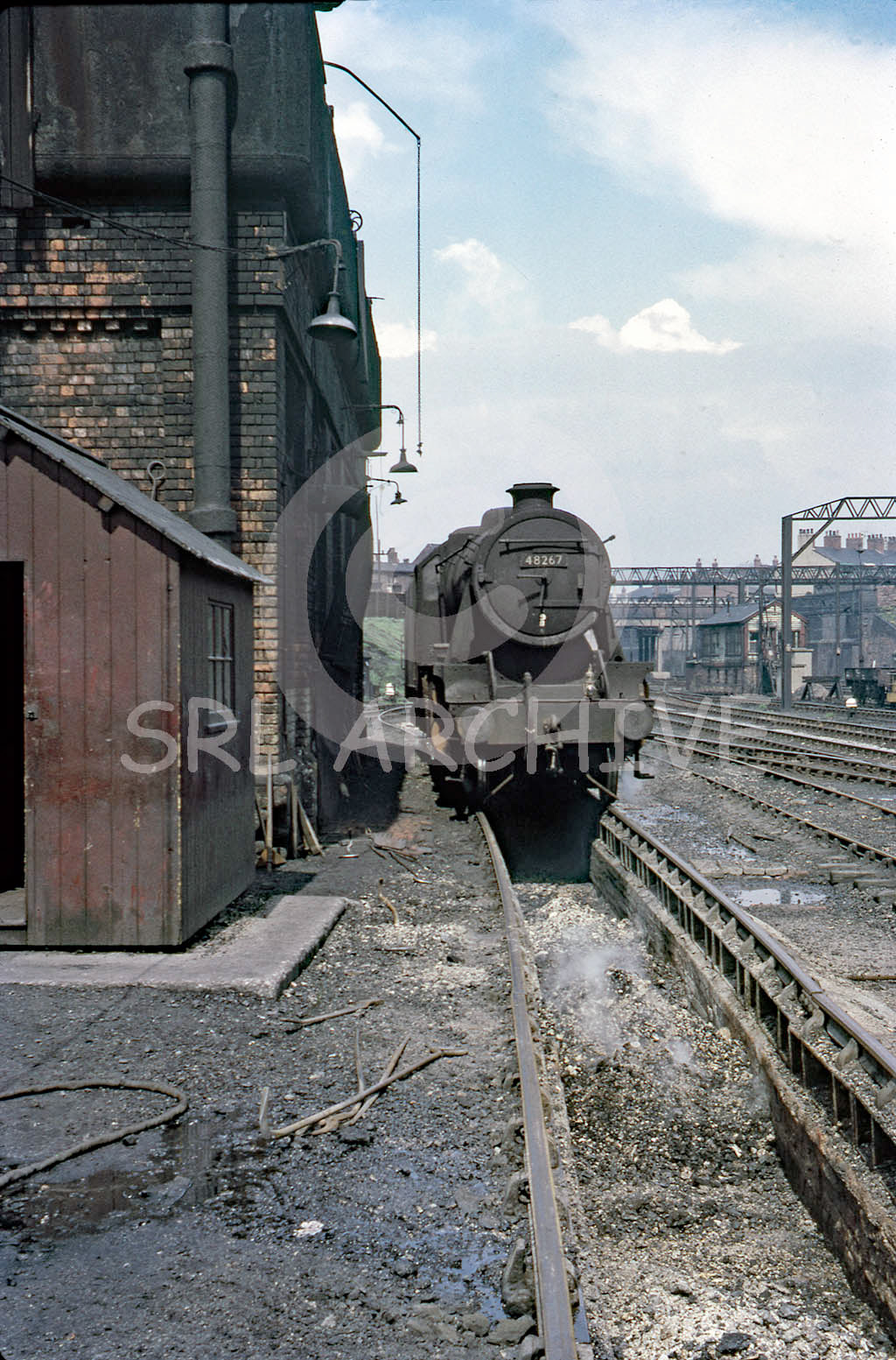 48267 on shed at 9B Stockport Edgeley in June 1967 SRL No 562 