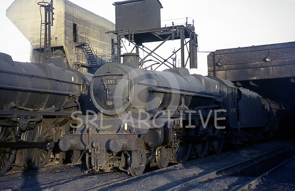 45595 Southern Rhodesia on shed at 2J Aston around 1964 Brian Noakes SRL No 370 