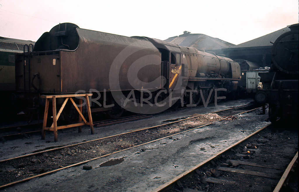 46248 City of Leeds withdrawn at Crewe 26th October 1964 SRL No 236