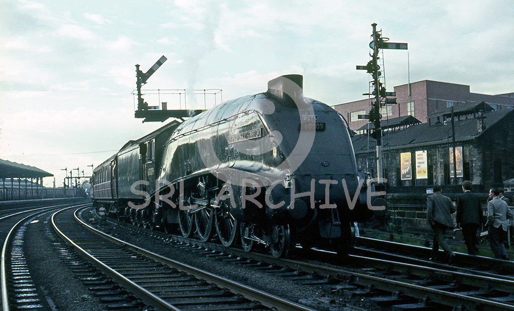 60009 'Union of South Africa' at Kilmarnock with the RCTS Scottish Lowlander rail tour 26th September 1964 SRL No 121 