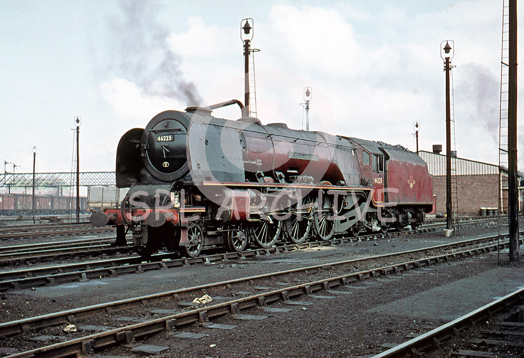 46225 Duchess of Gloucester at Carlisle Upperby in March 1964 SRL No 227