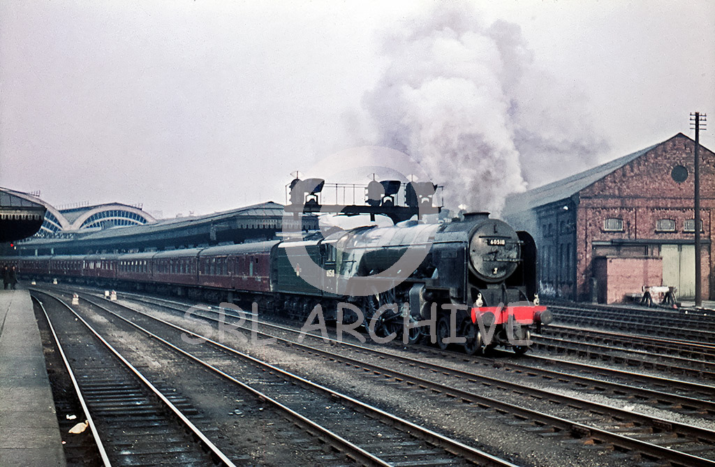 60518 'Tehran' departing York station with an up express 4th March 1961 SRL No 712 