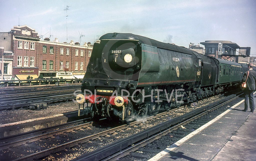 34057 'Biggin Hill' at Woking 24th September 1966 Andrew Hicks/SRL No 1069 