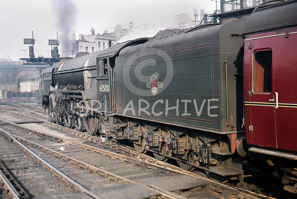60500 'Edward Thompson' departs from London Kings Cross station for the north 19th February 1961 SRL No 896 