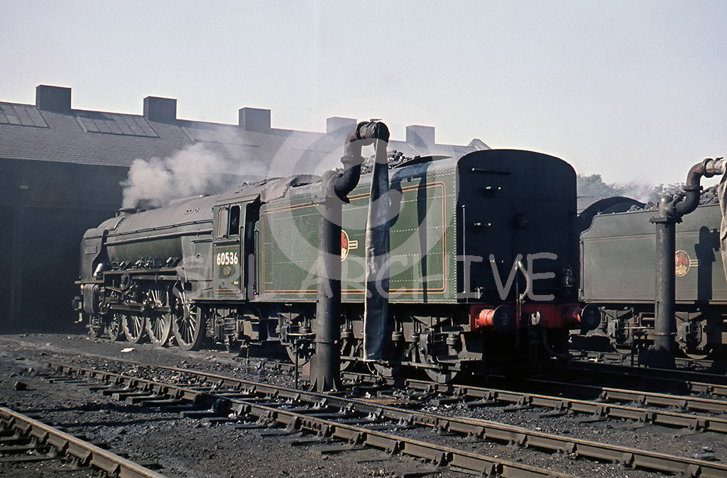 60536 'Trimbush' outside the shed at Aberdeen Ferryhill June 1961 SRL No 72 