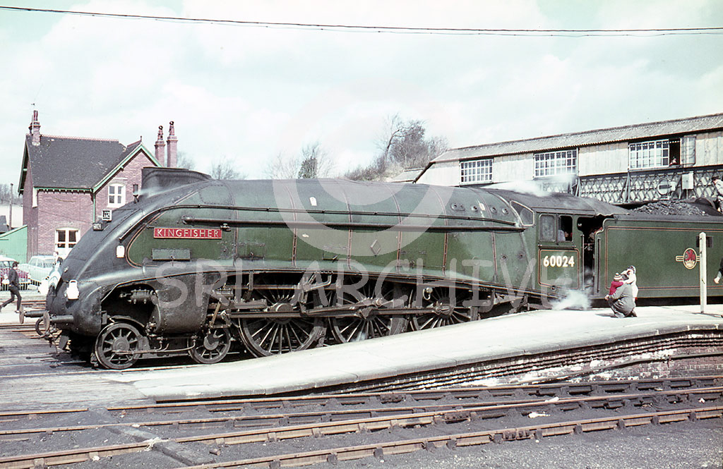 60024 'Kingfisher' at Yeovil Junction station on the LCGB A4 Commemorative rail tour 27th March 1966 SRL No 294 