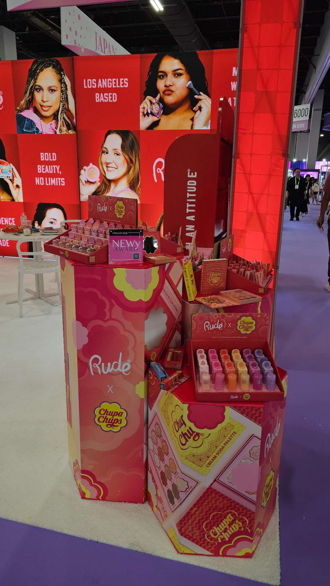 CosmoProf Las Vegas 2026 "NEWy" Finalist Award amongst the Rude X Chupa Chups collection which was design by me.