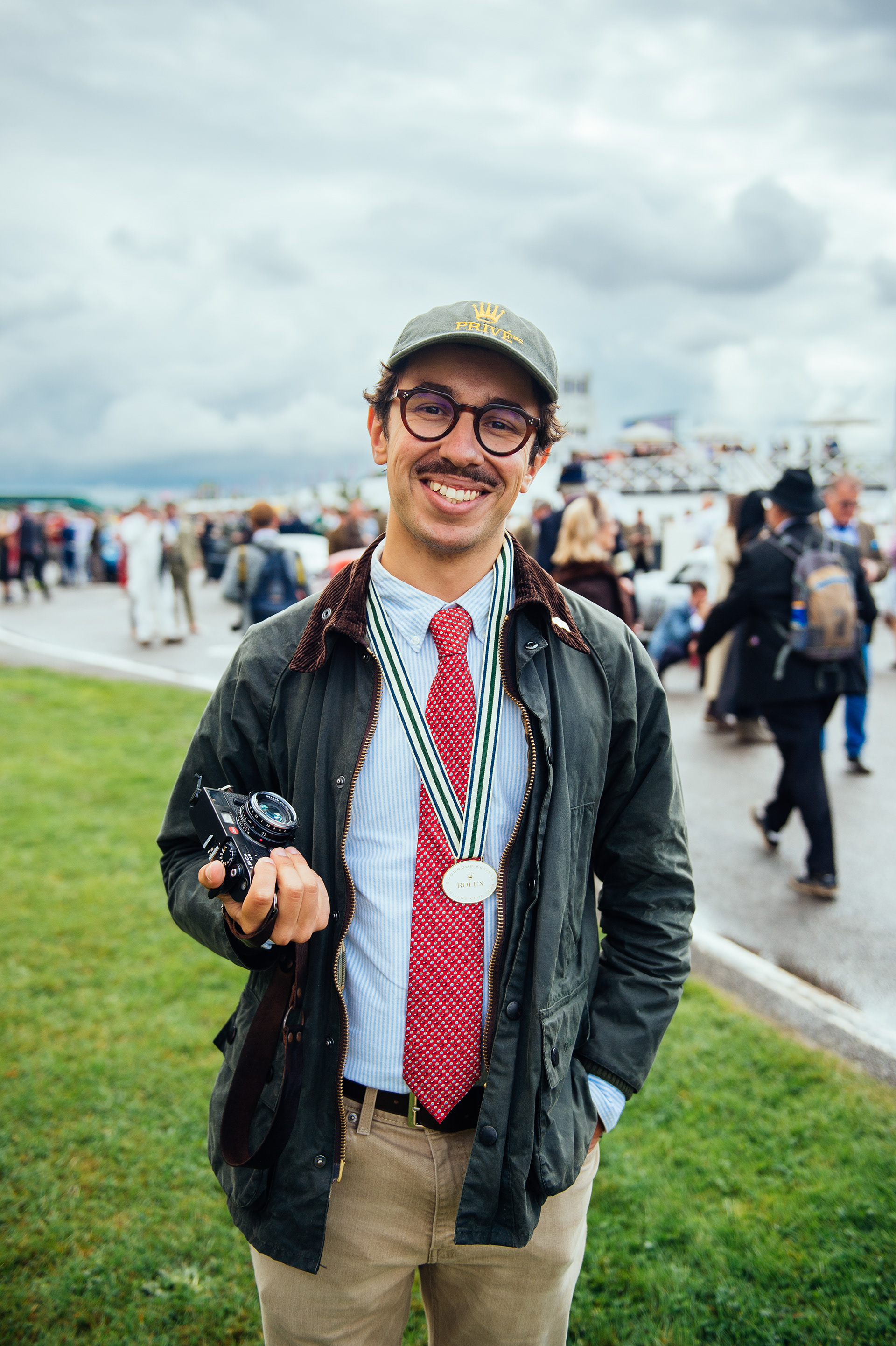 Portrait by Andrew Coles, Goodwood Revival 2024.