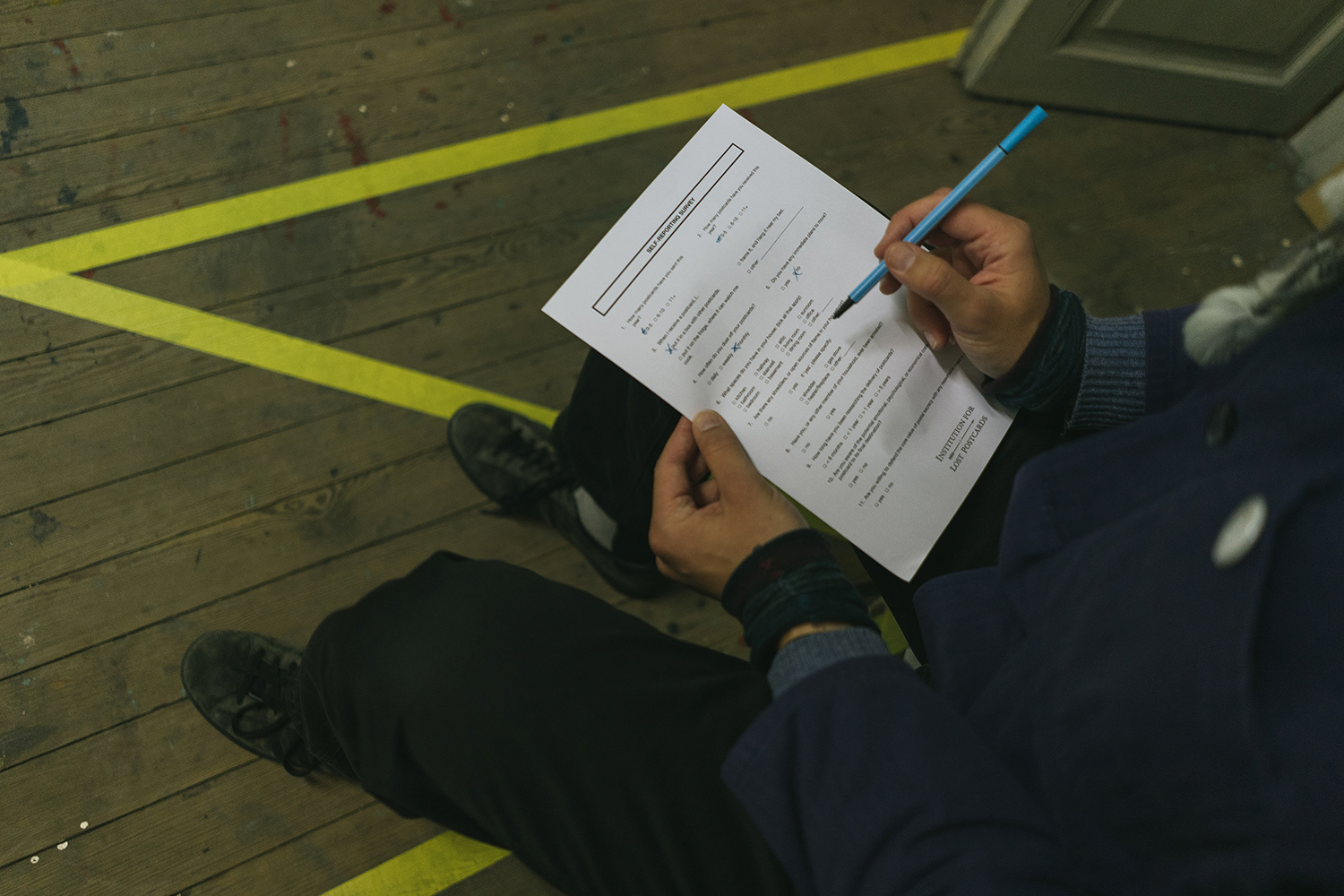filling the questionnaire