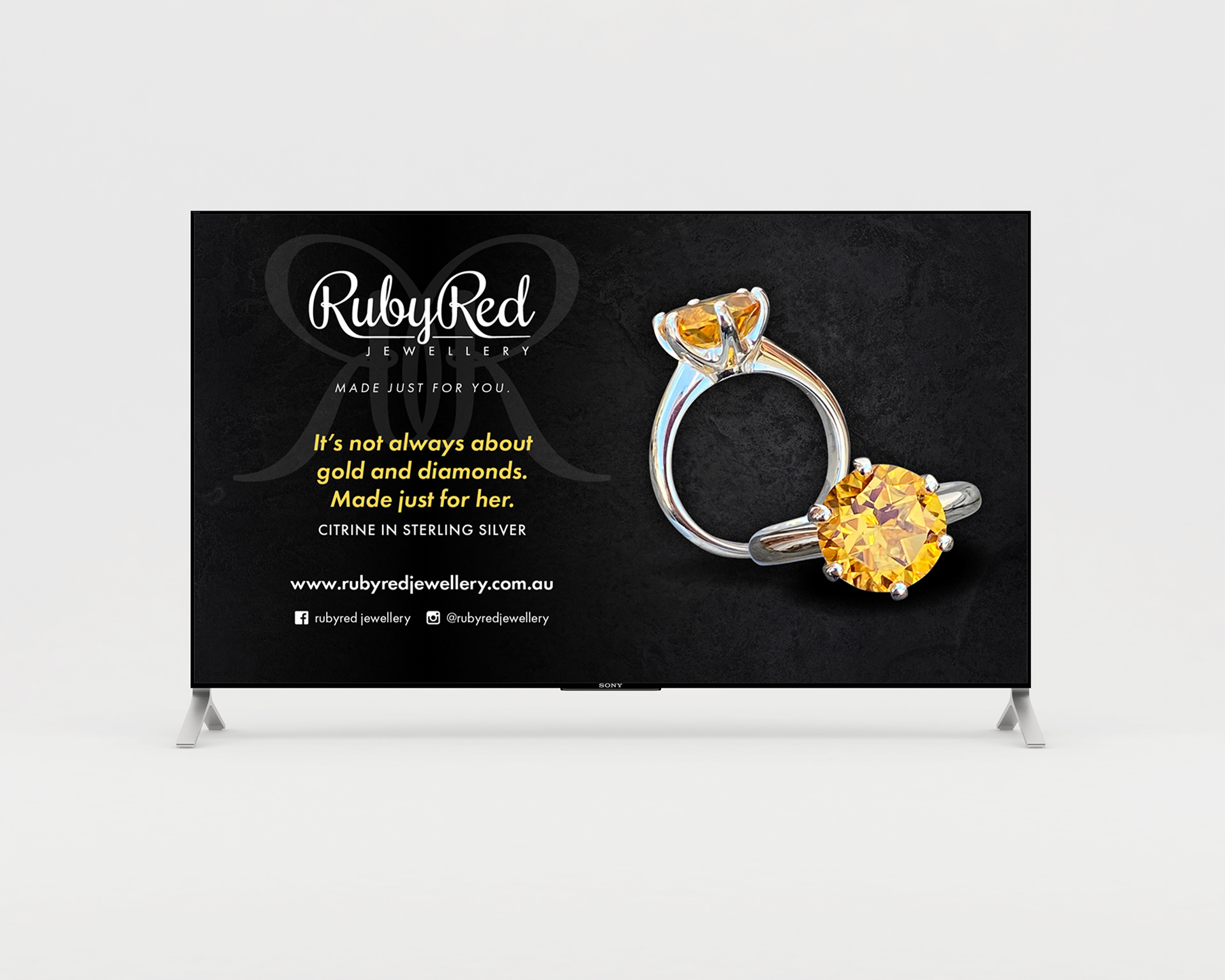 Ruby Red Jewellery Digital Advertising Series