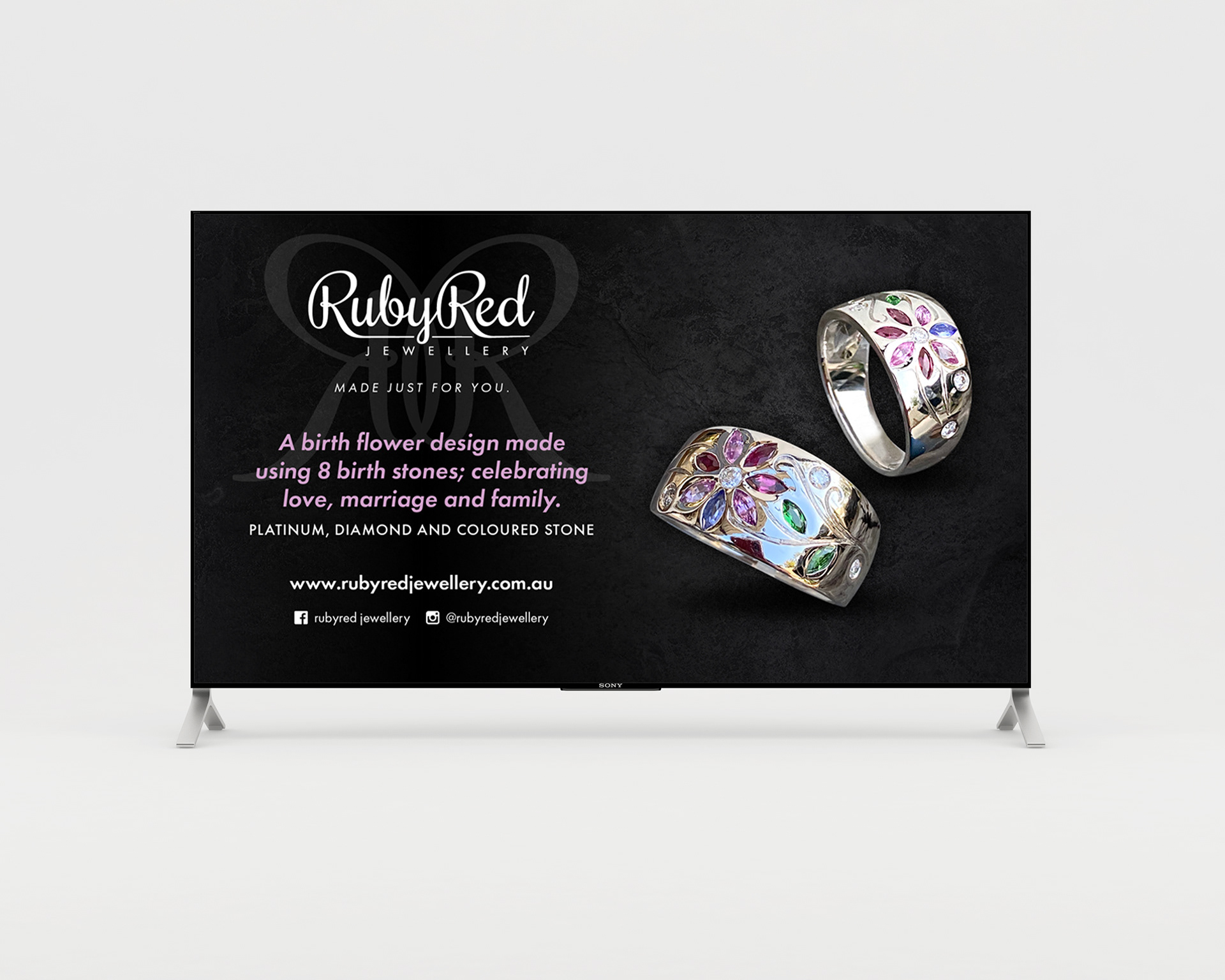 Ruby Red Jewellery Digital Advertising Series