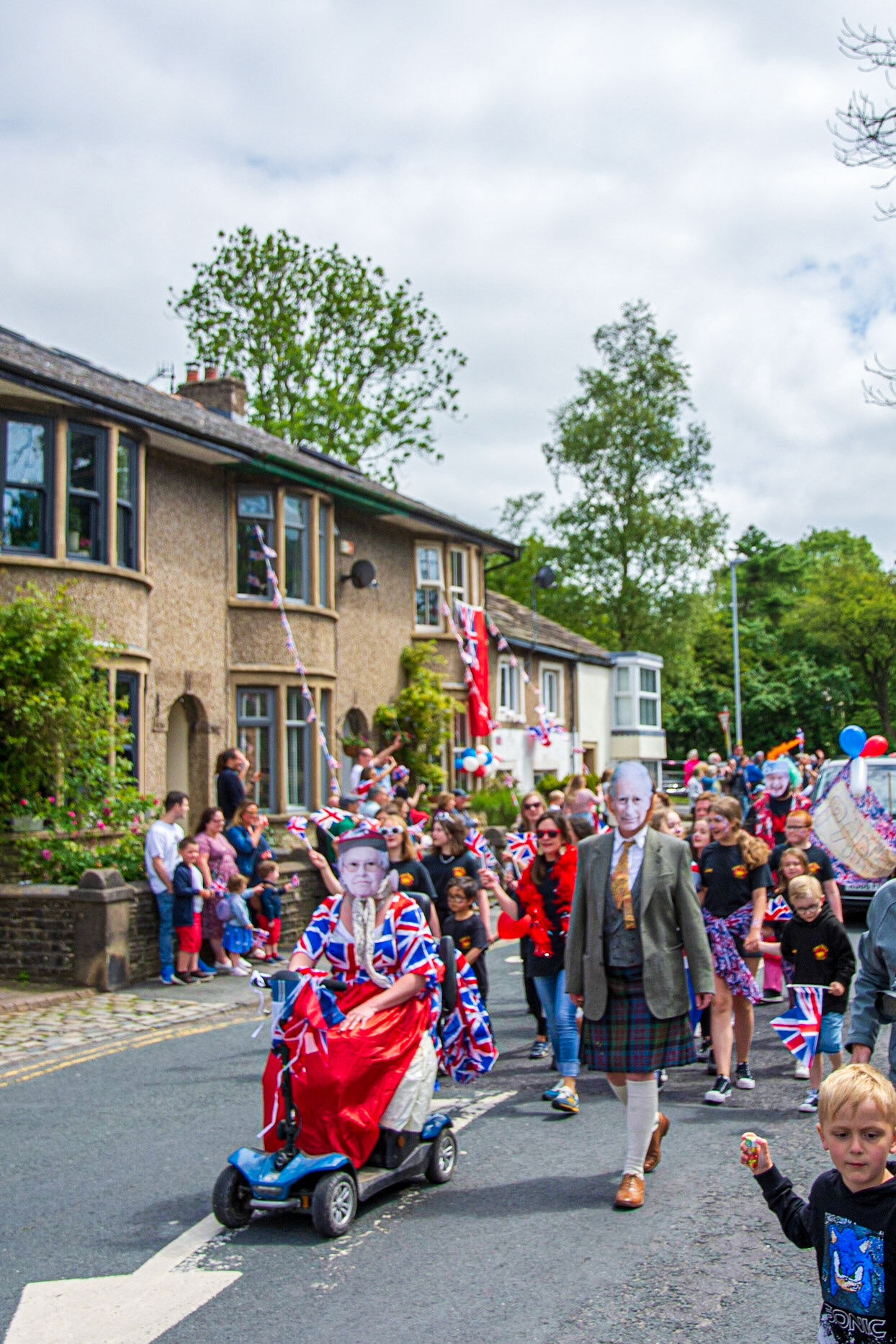 Sabden Jubilee parade