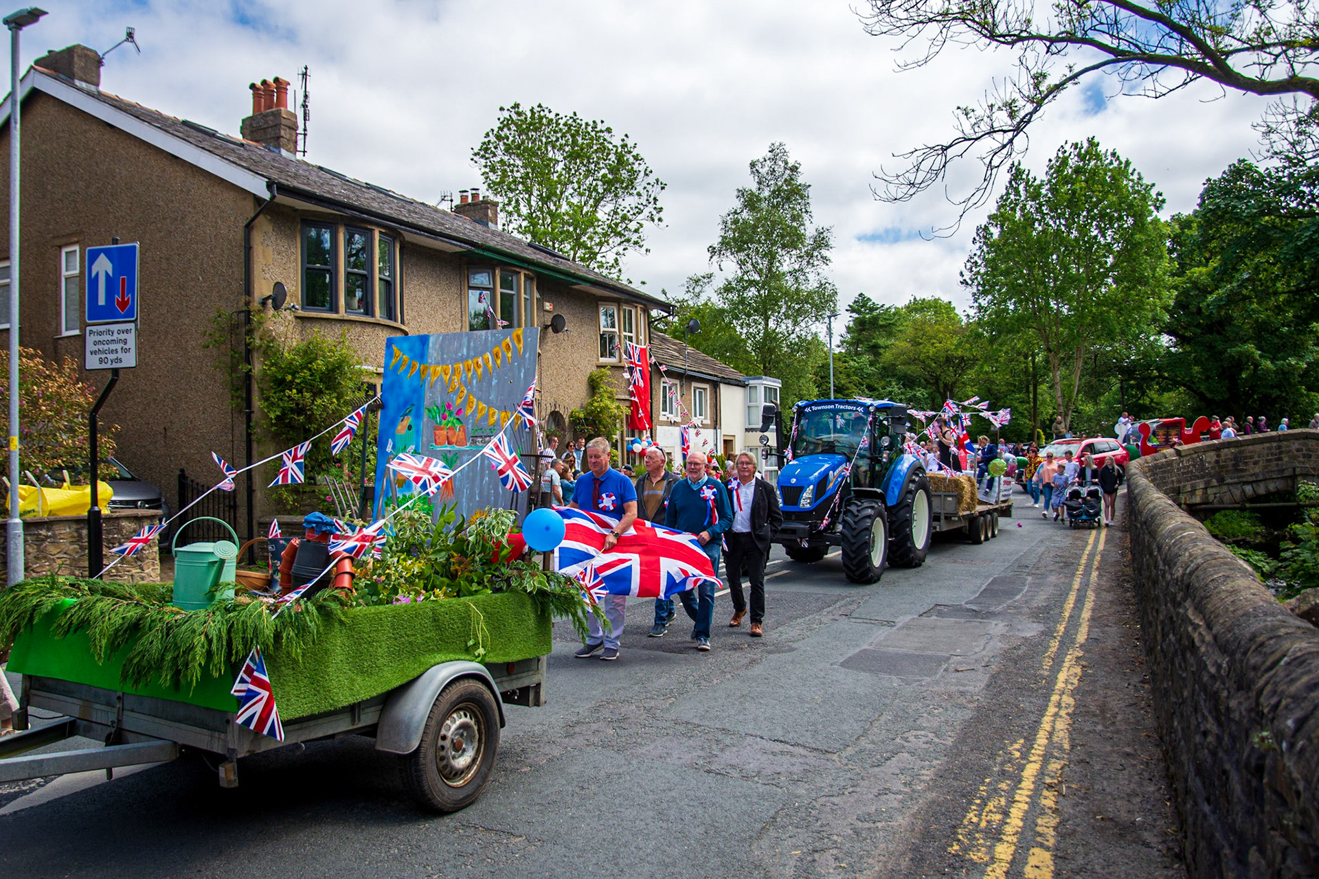 Sabden Jubilee parade