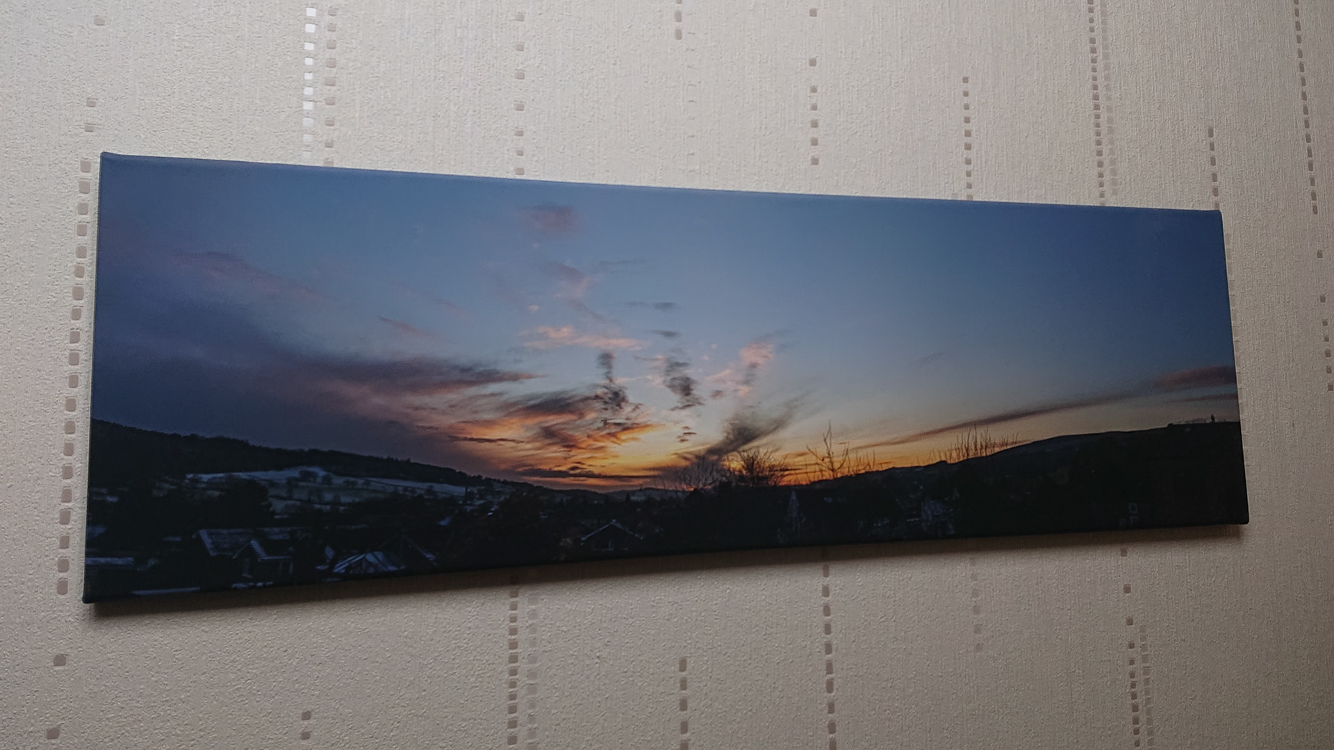 Canvas - ST021 - Sabden Valley Sunset