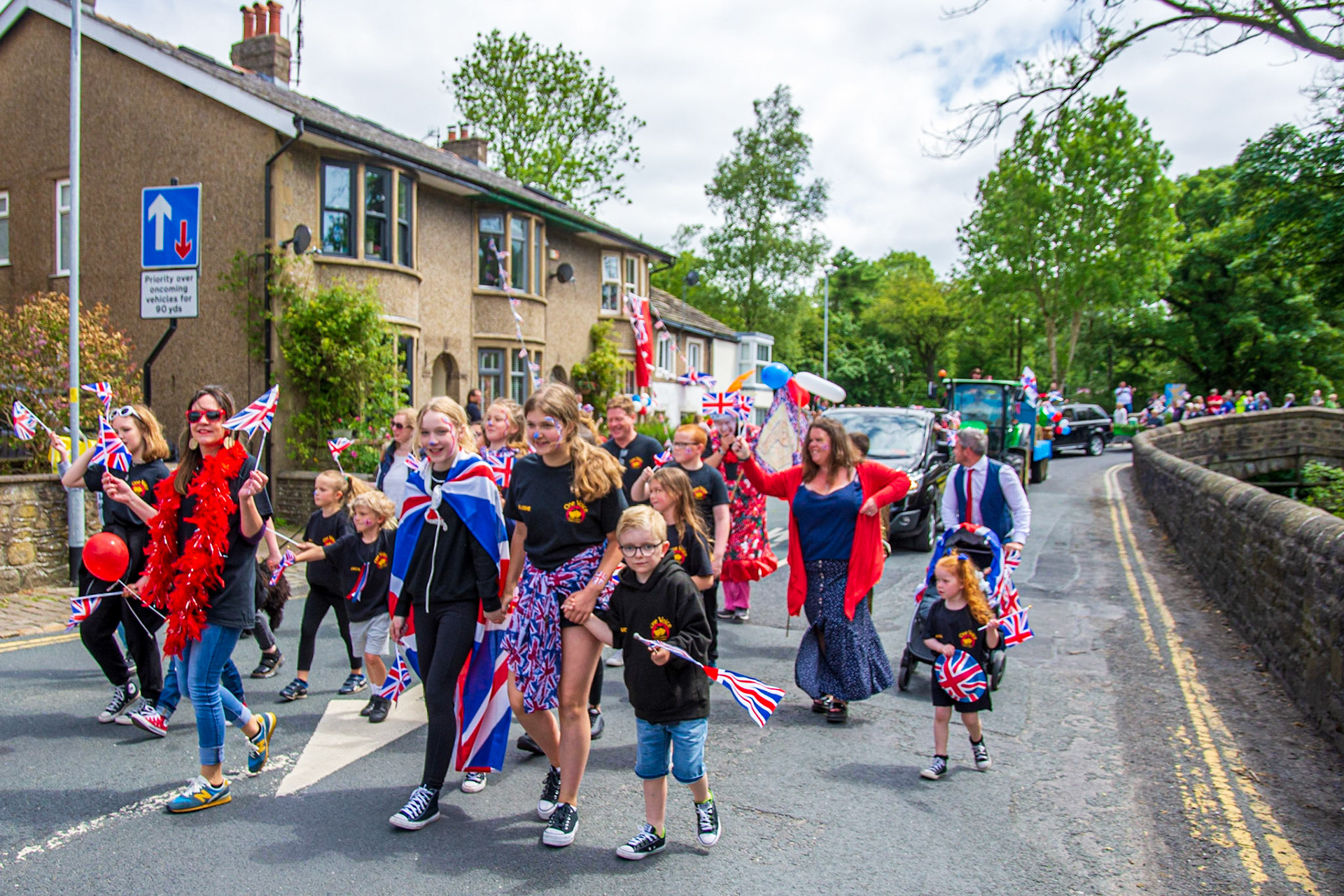 Sabden Jubilee parade