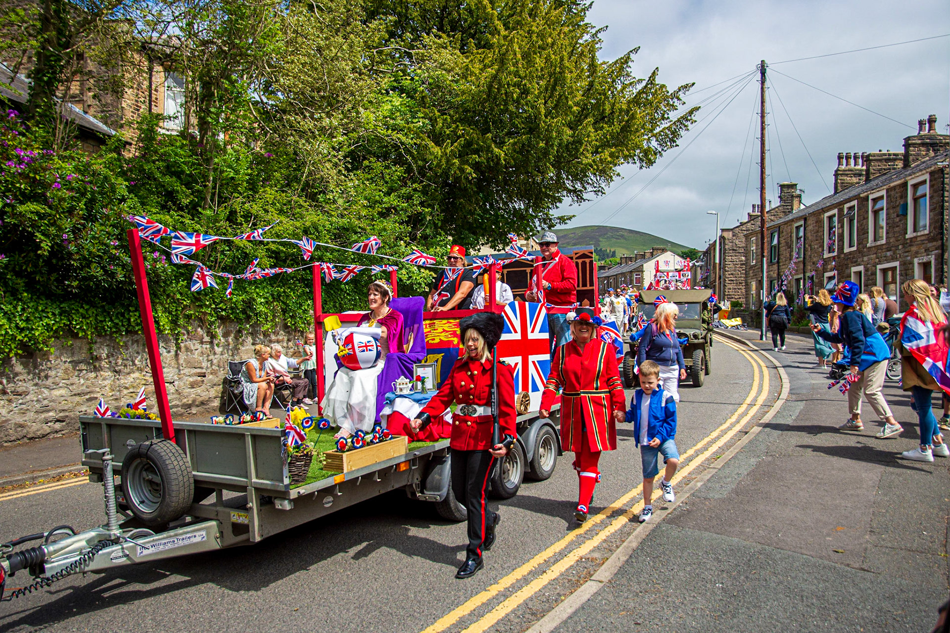Sabden Jubilee parade