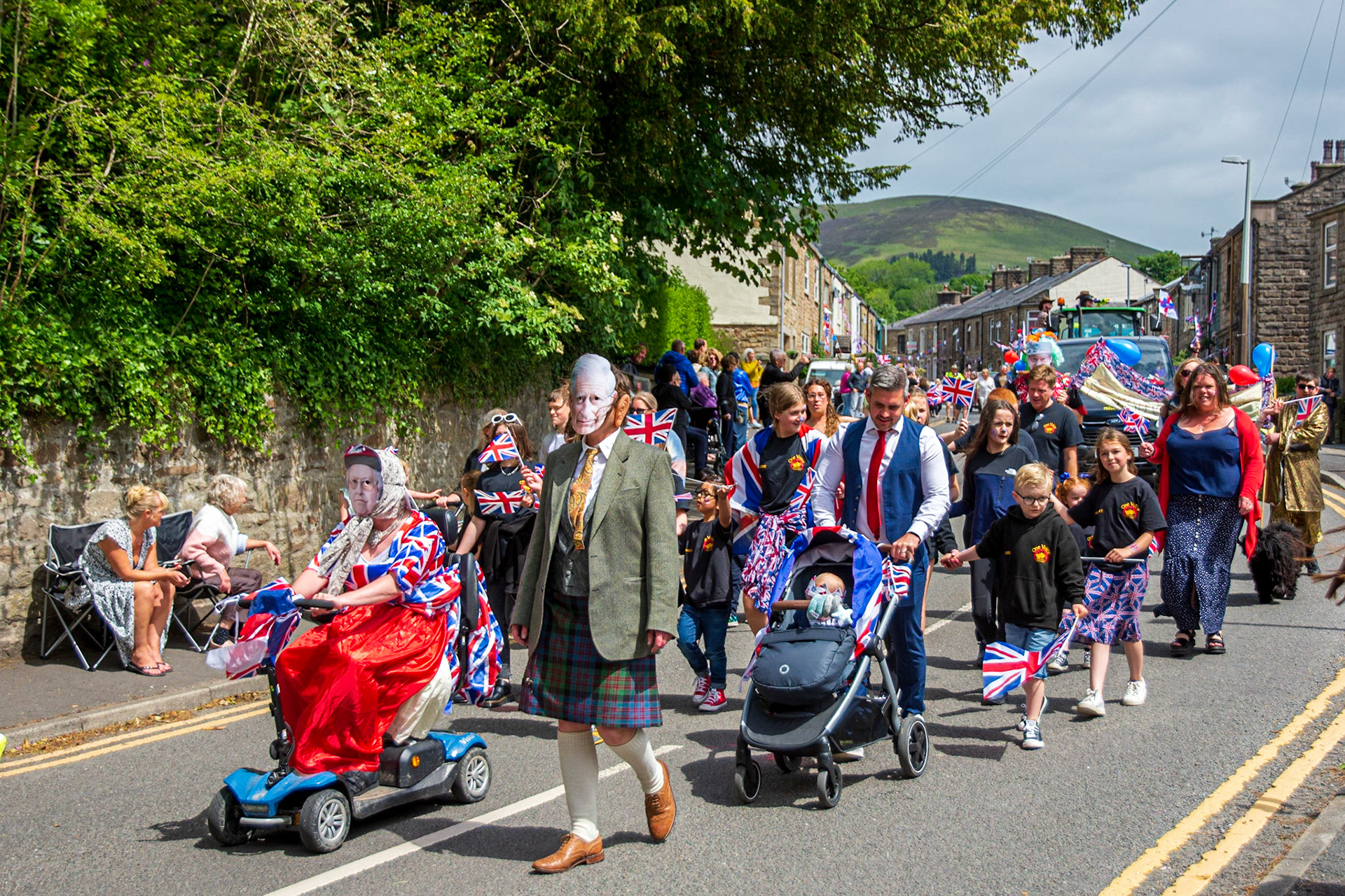 Sabden Jubilee parade